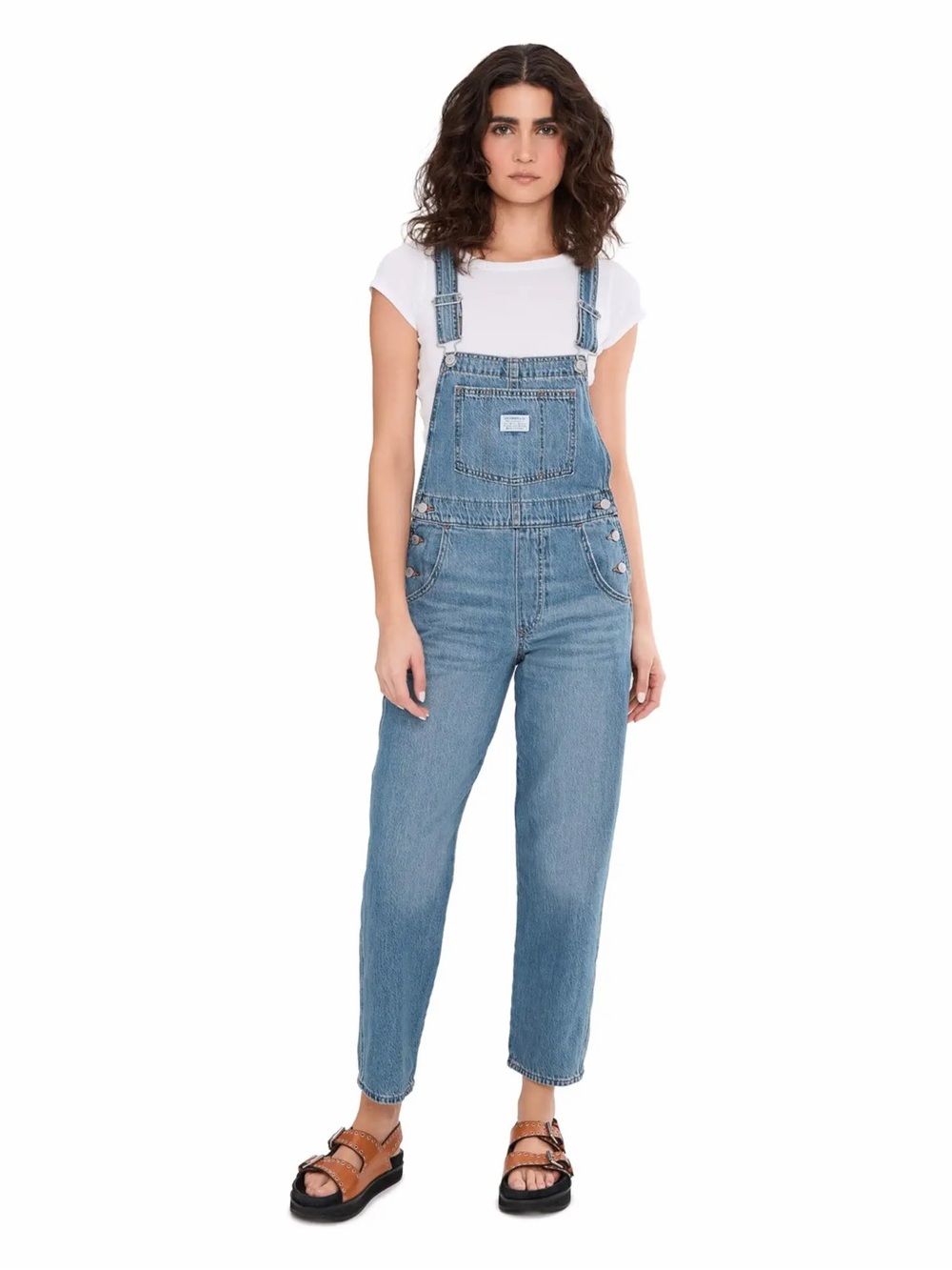 Levi’s Women’s Vintage Jeans Cotton Denim Overalls in Medium Wash XS